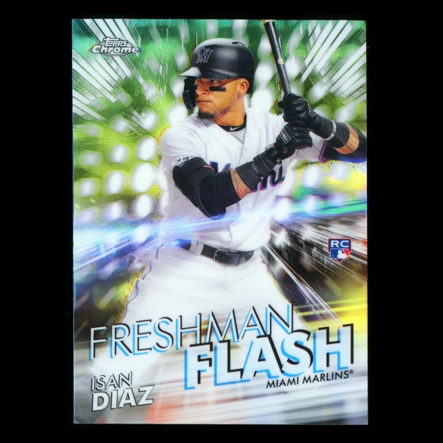 Isan Diaz RC 2020 Topps Chrome Freshman Flash Rookie Marlins