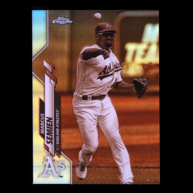 Marcus Semien 2020 Topps Chrome Sepia Refractor Athletics