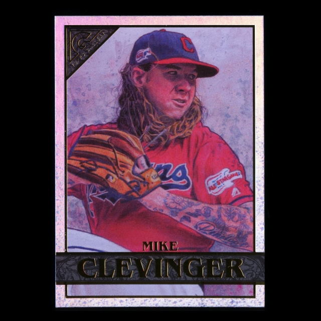 Mike Clevinger 2020 Gallery Rainbow Foil Indians