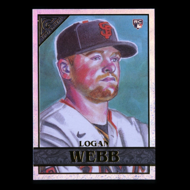 Logan Webb RC 2020 Gallery Rainbow Foil Rookie Giants