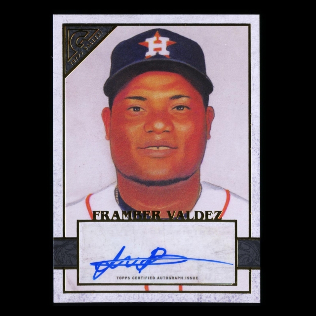 Framber Valdez 2020 Gallery Auto Astros