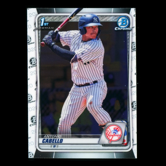 Antonio Cabello 2020 Bowman Chrome 1st Bowman Prospect Yankees