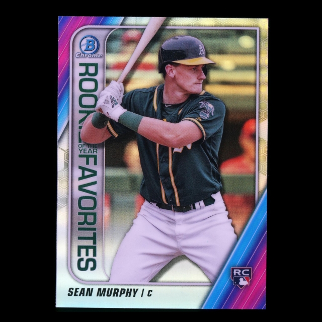 Sean Murphy RC 2020 Bowman Chrome Rookie of the Year Favorites Athletics