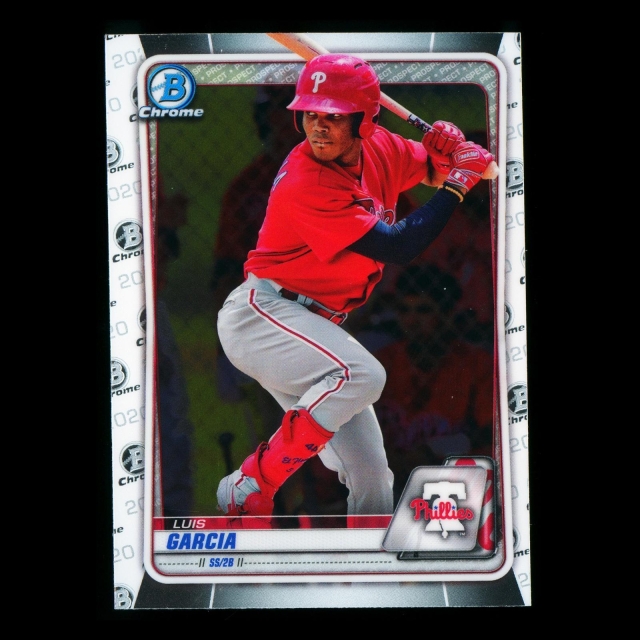 Luis Garcia 2020 Bowman Chrome Prospect Phillies