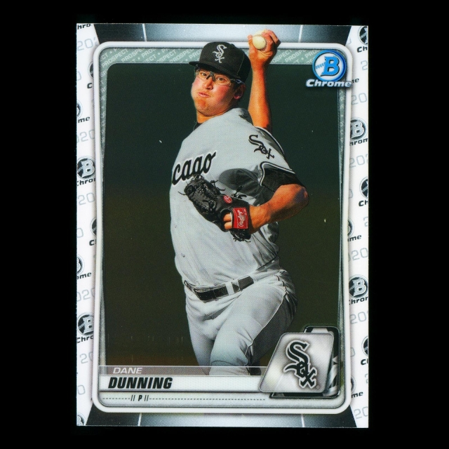 Dane Dunning 2020 Bowman Chrome Prospect White Sox