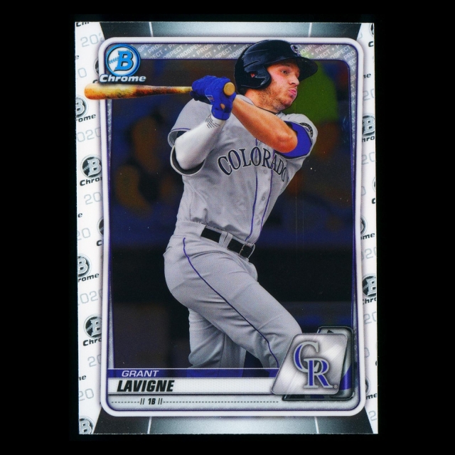 Grant Lavigne 2020 Bowman Chrome Prospect Rockies