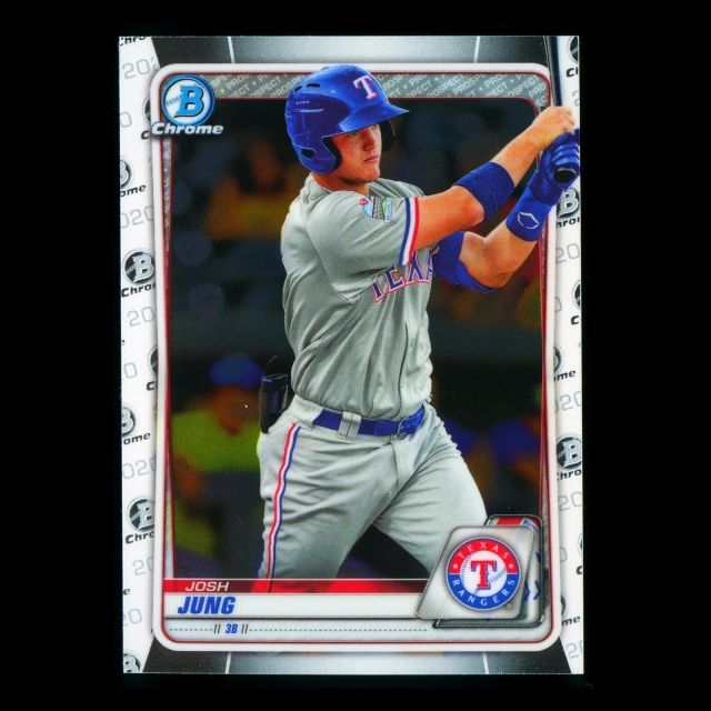 Josh Jung 2020 Bowman Chrome Prospect Rangers