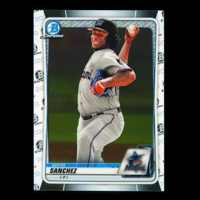 Sixto Sanchez 2020 Bowman Chrome Prospect Marlines