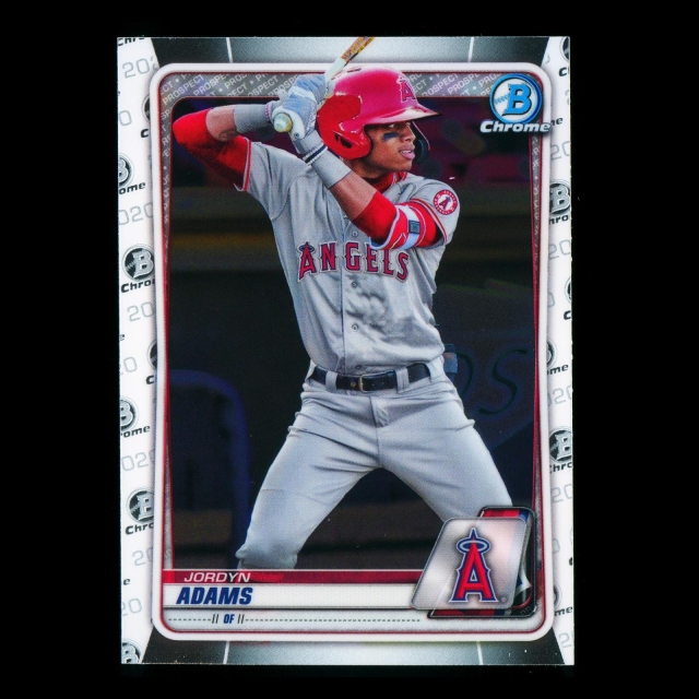 Jordyn Adams 2020 Bowman Chrome Prospect Angels