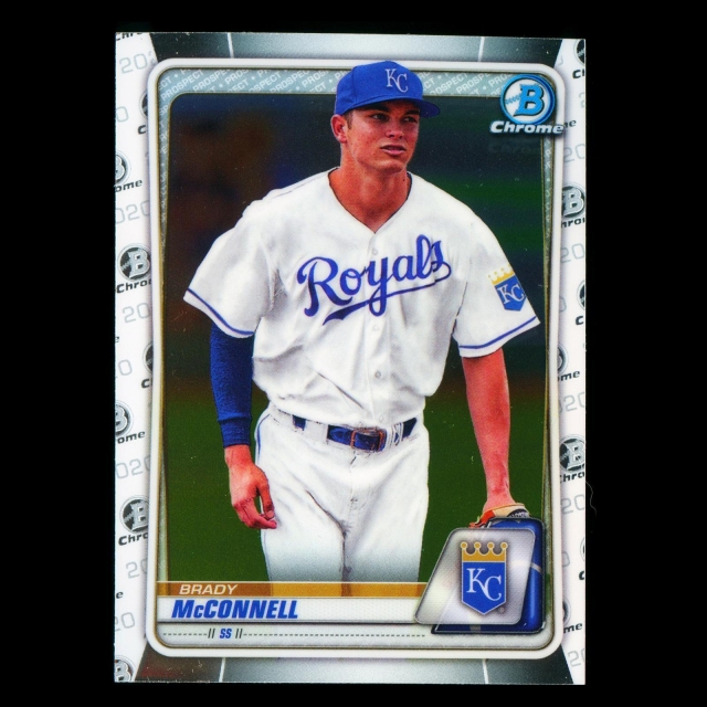 Brady McConnell 2020 Bowman Chrome Prospect Royals