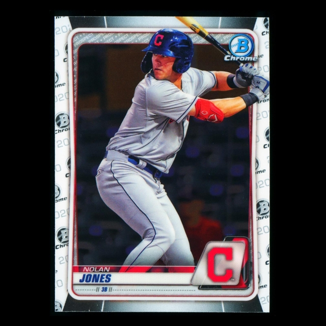 Nolan Jones 2020 Bowman Chrome Prospect Indians
