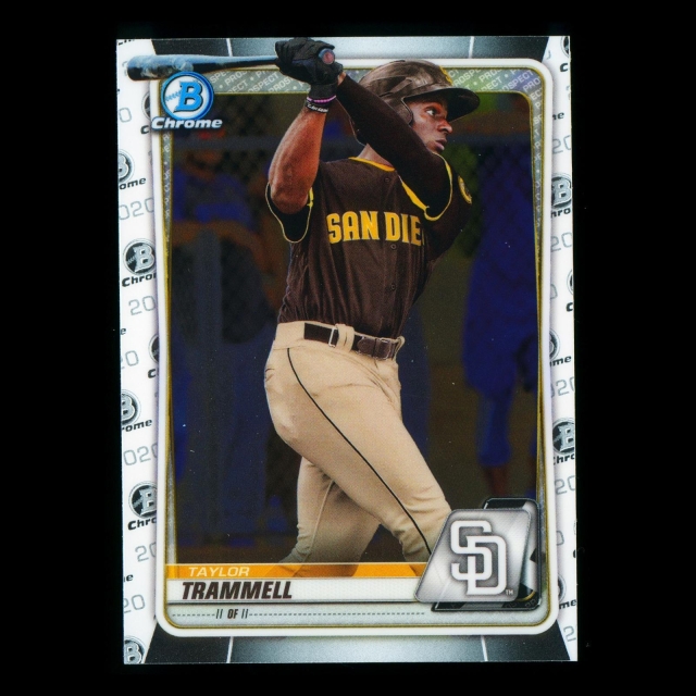 Taylor Trammell 2020 Bowman Chrome Prospect Padres