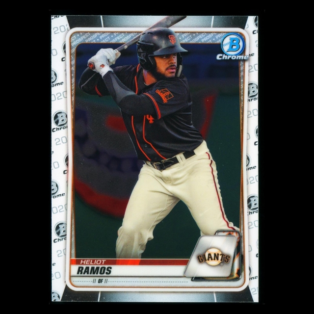 Heliot Ramos 2020 Bowman Chrome Prospect Giants