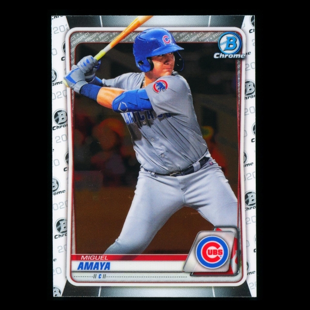 Miguel Amaya 2020 Bowman Chrome Prospect Cubs