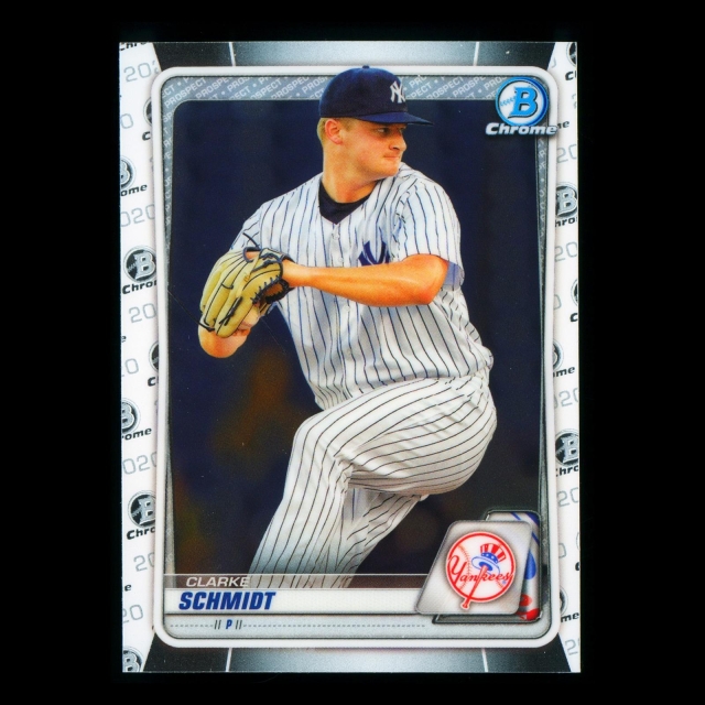 Clarke Schmidt 2020 Bowman Chrome Prospect Yankees