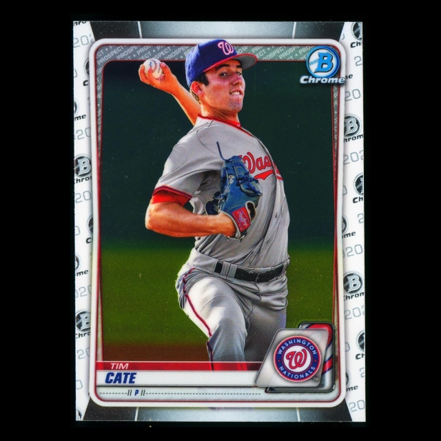 Tim Cate 2020 Bowman Chrome Prospect Nationals
