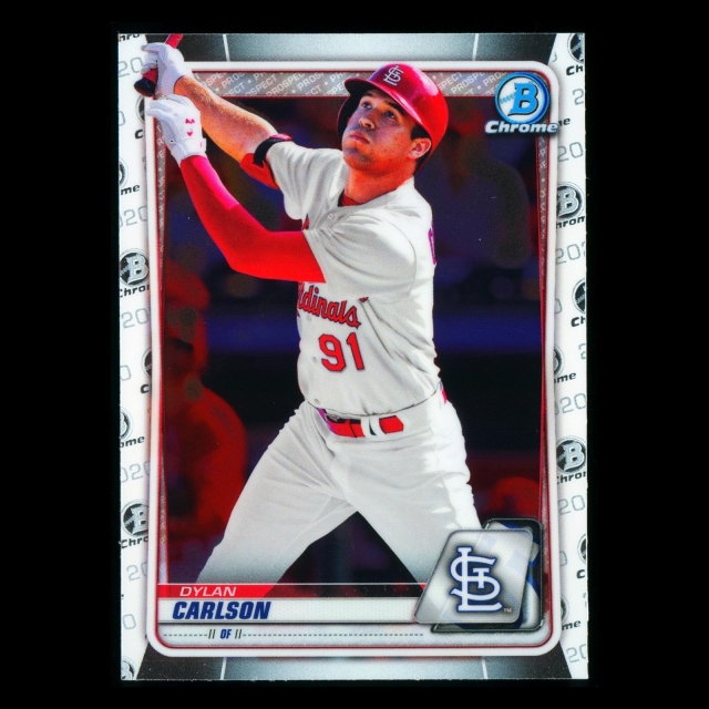 Dylan Carlson 2020 Bowman Chrome Prospect Cardinals