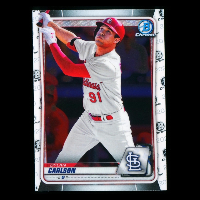Dylan Carlson 2020 Bowman Chrome Prospect Cardinals