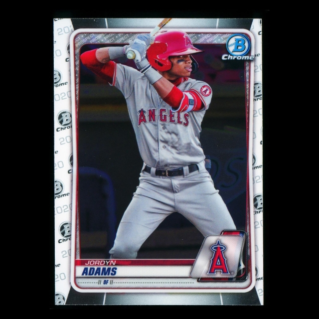 Jordyn Adams 2020 Bowman Chrome Prospect Angels