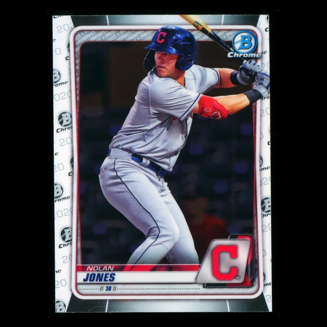 Nolan Jones 2020 Bowman Chrome Prospect Indians