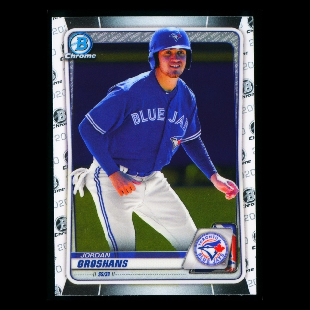 Jordan Groshans 2020 Bowman Chrome Prospect Blue Jays