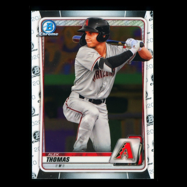 Alek Thomas 2020 Bowman Chrome Prospect Diamondbacks