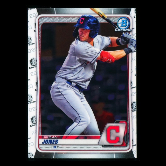 Nolan Jones 2020 Bowman Chrome Prospect Indians