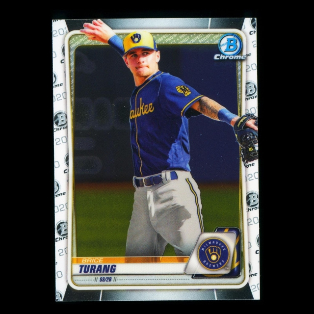 Brice Turang 2020 Bowman Chrome Prospect Brewers