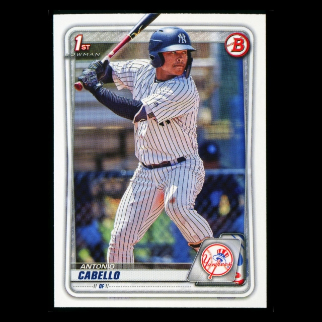 Antonio Cabello 2020 Bowman 1st Bowman Prospect Yankees 