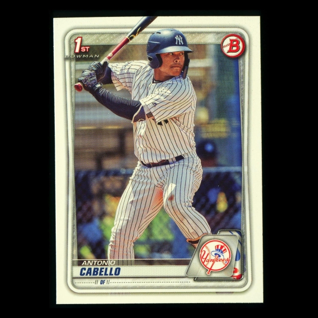 Antonio Cabello 2020 Bowman 1st Bowman Prospect Yankees