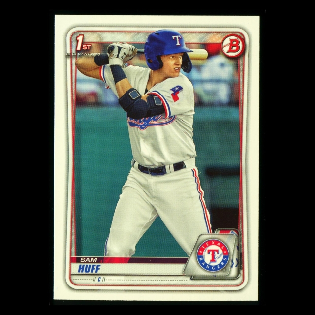 Sam Huff 2020 Bowman 1st Bowman Prospect Rangers