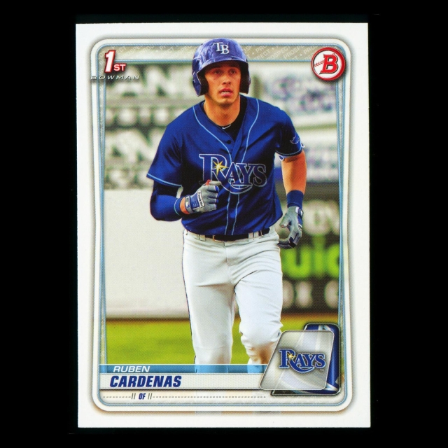 Ruben Cardenas 2020 Bowman 1st Bowman Prospect Rays
