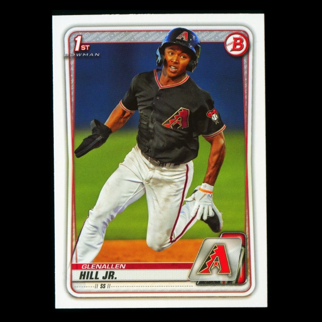 Genallen Hill Jr. 2020 Bowman 1st Bowman Prospect Diamondbacks