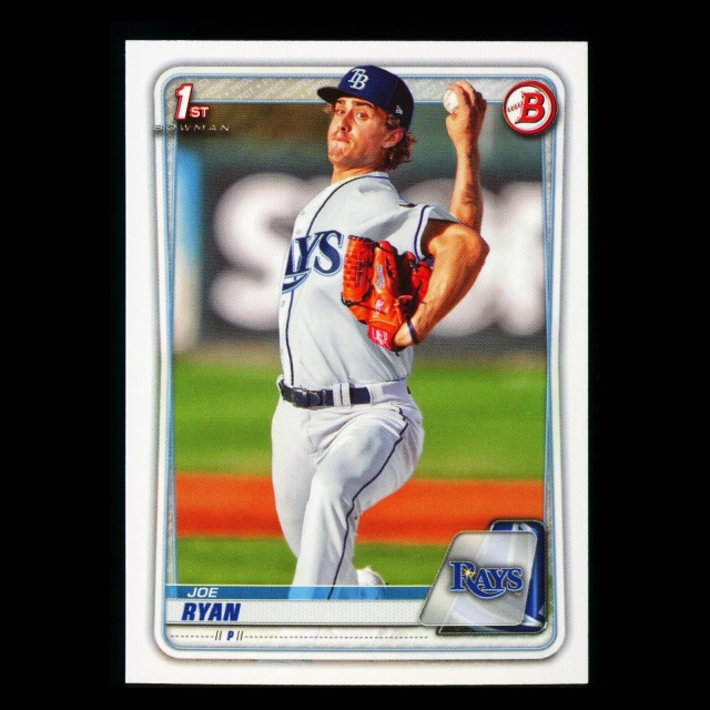 Joe Ryan 2020 Bowman 1st Bowman Prospect Rays