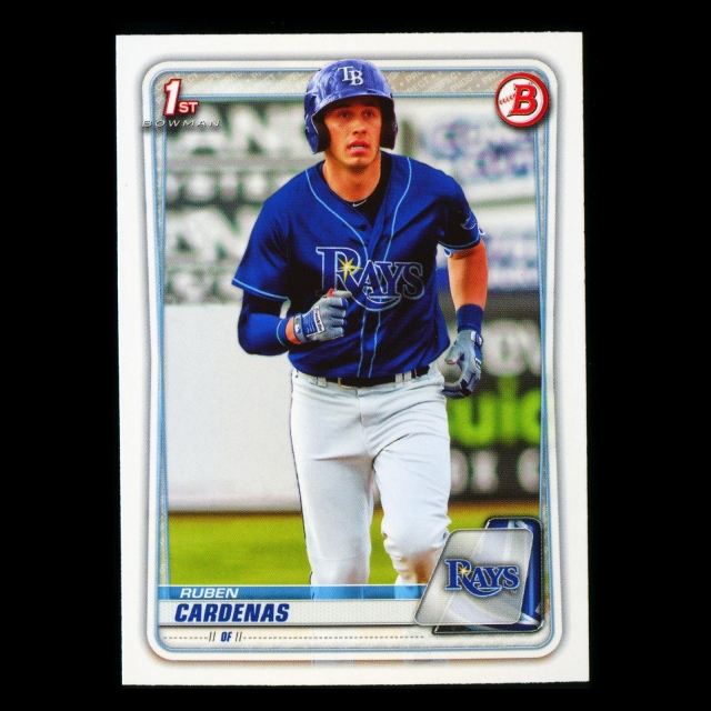 Ruben Cardenas 2020 Bowman 1st Bowman Prospect Rays