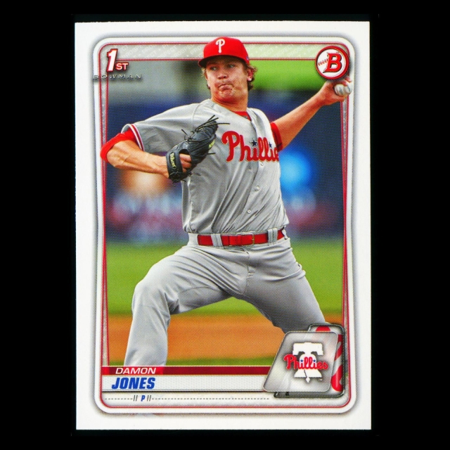 Damon Jones 2020 Bowman 1st Bowman Prospect Phillies