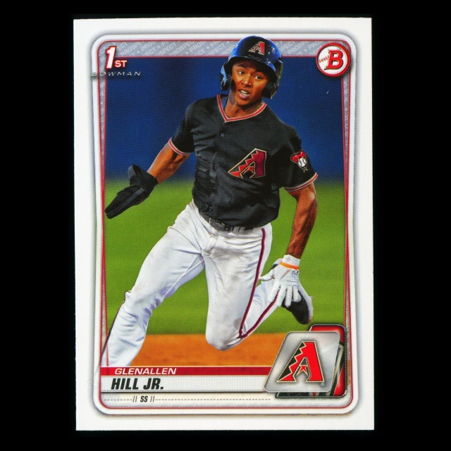 Genallen Hill Jr. 2020 Bowman 1st Bowman Prospect Diamondbacks