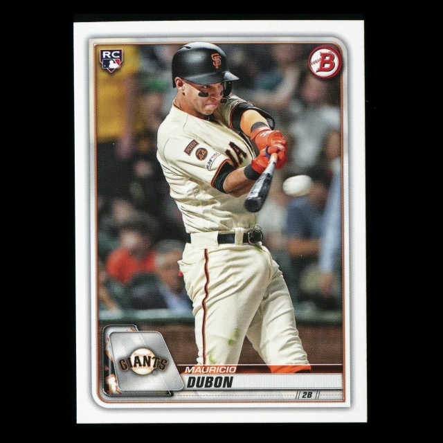 Mauricio Dubon RC 2020 Bowman Rookie Giants
