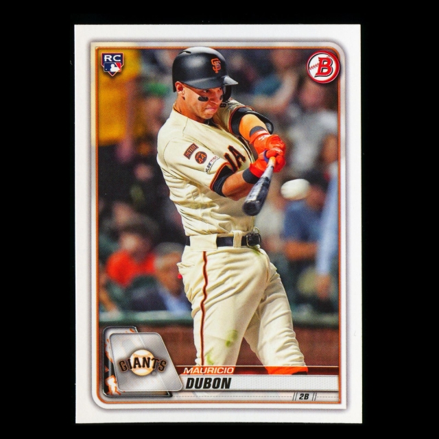 Mauricio Dubon RC 2020 Bowman Rookie Giants