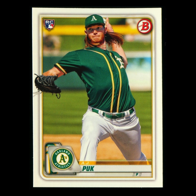 A.J. Puk RC 2020 Bowman Rookie Athletics