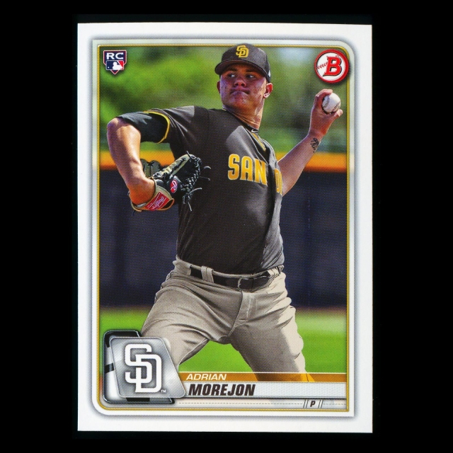 Adrian Morejon RC 2020 Bowman Rookie Padres