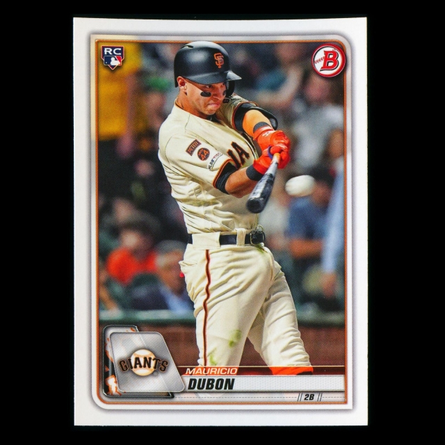 Mauricio Dubon RC 2020 Bowman Rookie Giants