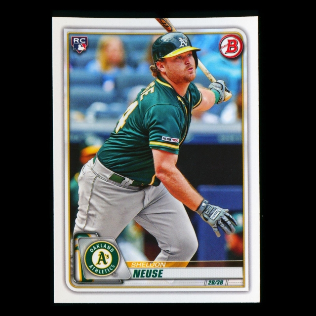 Sheldon Neuse RC 2020 Bowman Rookie Athletics