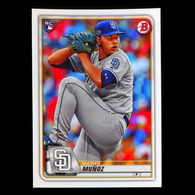 Andres Munoz RC 2020 Bowman Rookie Padres