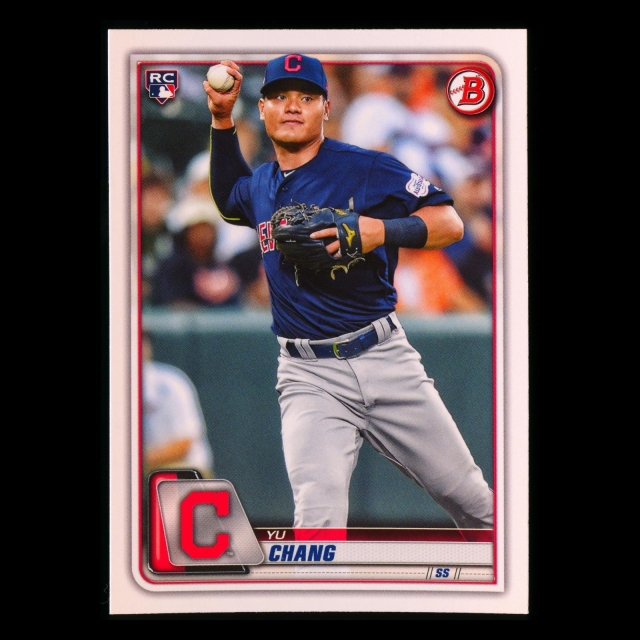 Yu Chang RC 2020 Bowman Rookie Indians