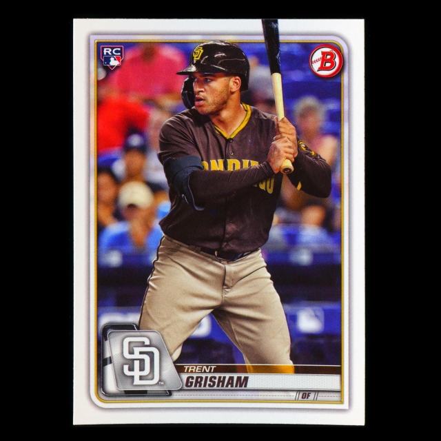 Trent Grisham RC 2020 Bowman Rookie Padres