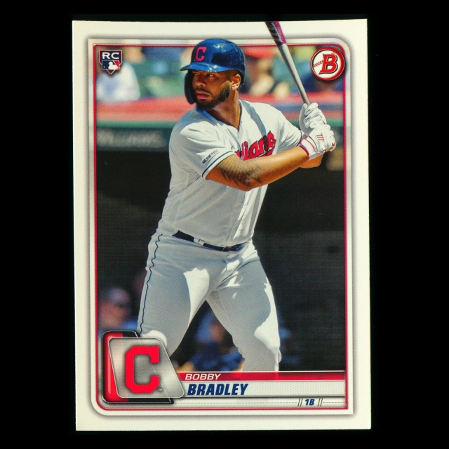 Bobby Bradley RC 2020 Bowman Rookie Indians