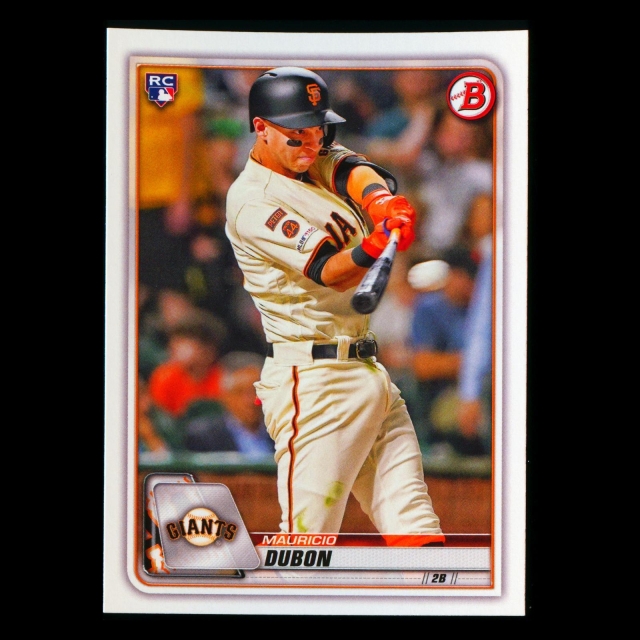 Mauricio Dubon RC 2020 Bowman Rookie Giants