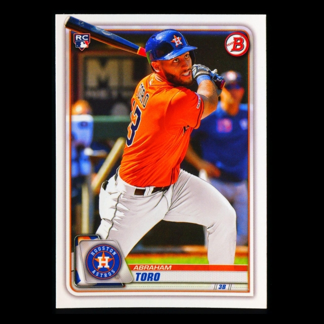 Abraham Toro RC 2020 Bowman Rookie Astros