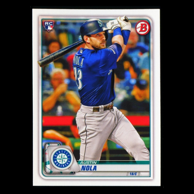 Austin Nola RC 2020 Bowman Rookie Mariners
